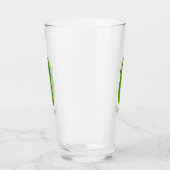 Verre Caricature de cornichon joyeux (Gauche)