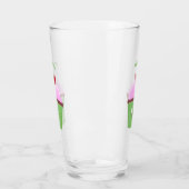 Verre Caricature de cupcake joyeux (Gauche)