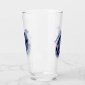 Verre Caricature de nudibranche bleu mignon (Gauche)