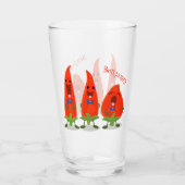 Verre Caricature de piments chantants mignons (Dos)