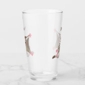 Verre Caricature de planeur de sucre joyeux (Droite)