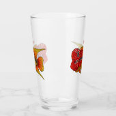 Verre Caricature de poisson cichlide à fleur (Gauche)