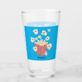 Verre Caricature de pop-corn drôles (Dos)