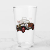 Verre Caricature de voiture classique 1920 (Dos)