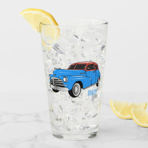 Verre Caricature de voiture classique 1948