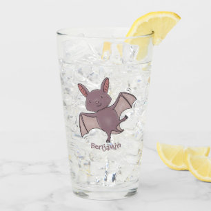 Verre Caricature de vol de chauve-souris