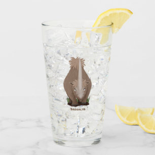 Verre Caricature en élasmère de rhinocéros laineux