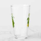 Verre Caricature joli et souriant de pastèque (Gauche)