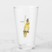Verre Caricature pour oiseaux Cockatiel (Dos)