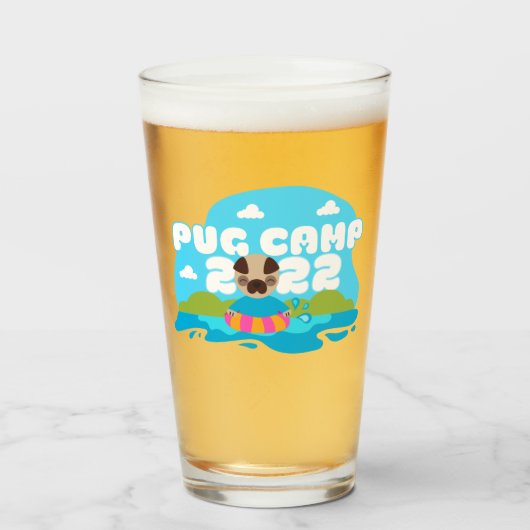 Verre Carlin Camp 2022 Pint Glass (Devant (rempli))
