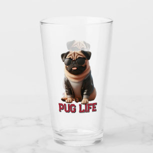 Verre Carlin Life mignon chien Carlin