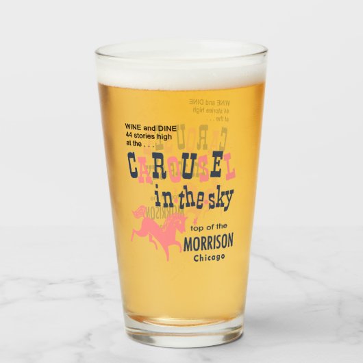 Verre Carrousel dans le ciel. Top of the Morrison, Chica (Devant (rempli))