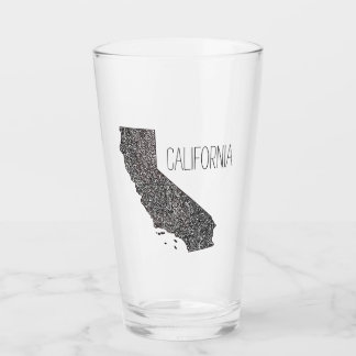 Verre Carte de la Californie