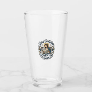Verre Carte de réponse à l'invitation de Jésus Foi Invit