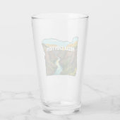 Verre Carte du canyon Hells Oregon (Dos)