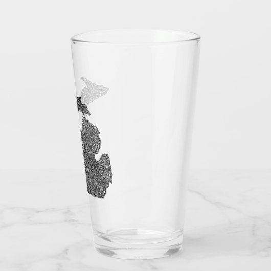 Verre Carte du Michigan (Gauche)