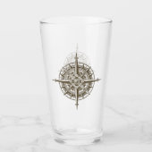 Verre Carte du navigateur du Rose Compass (Devant)