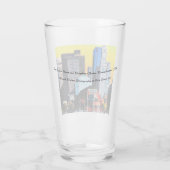 Verre Carte Poster Custom House Boston USA (Dos)