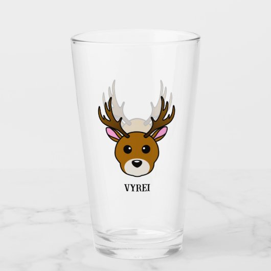 Verre Cartoon Deer (Devant)