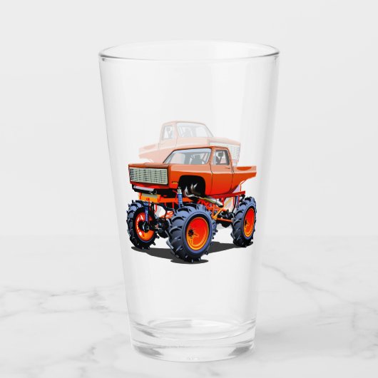 Verre Cartoon monster truck (Devant)