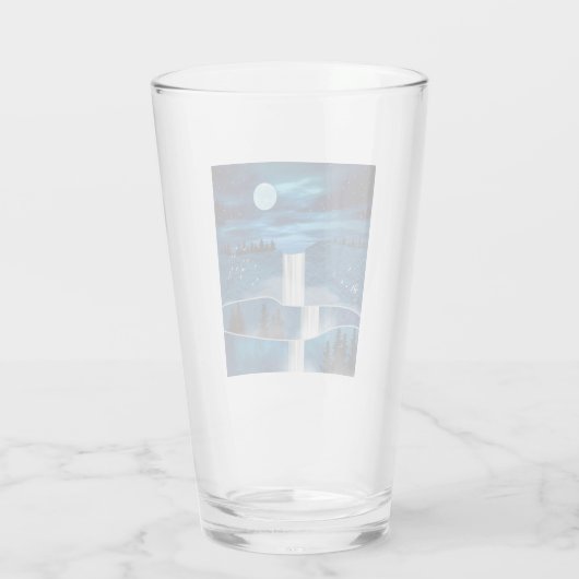 Verre Cascade bleue (Dos)