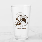 Verre Casque Mammoth de l'Université de Beringia (Dos)