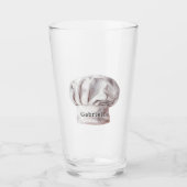 Verre Casquette blanche de chef (Devant)