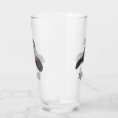 Verre Casquette de sorcière noire avec fleurs personnali (Gauche)