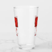 Verre Cassette Cœur Rouge (Gauche)