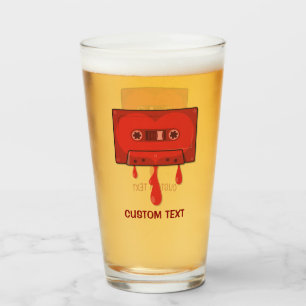 Verre Cassette du Coeur Rouge