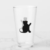 Verre Cat dit bonjour (Dos)