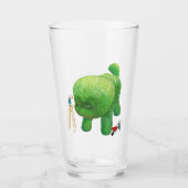 Verre Cat Gardeners Green Topiary Animal Surreal (Devant)