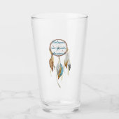 Verre Catcher de rêve Turquoise Brown (Devant)