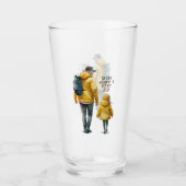 Verre Caution père et fille (3) (Devant)