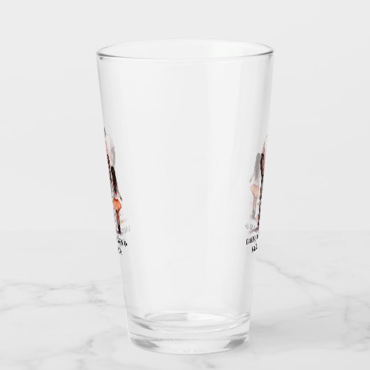 Verre Caution père et fille noire (5) (Droite)