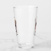 Verre Caution père et fille noire (6) (Gauche)