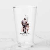 Verre Caution père et fille noire (8) (Devant)