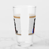 Verre CCB noir et blanc personnalisé du Jersey de (Gauche)