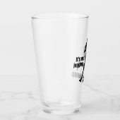Verre Ce n'est pas Jogging qu'il tourne (Droite)