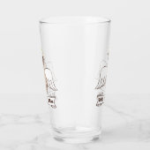 Verre Ce n'était pas moi ange carlin drôle de citation (Droite)