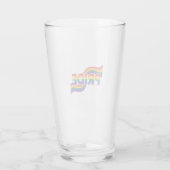 Verre Célébration arc-en-ciel de la fierté (Dos)