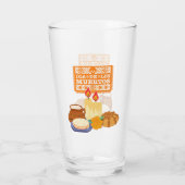 Verre Célébration de Dia De Los Muertos (Dos)