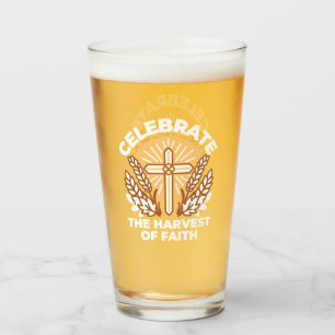 Verre Célébrons la foi avec la récolte - Art Inspiration