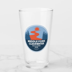 Verre Central Fork Eau Sauvage Et Rivière Pittoresque Id