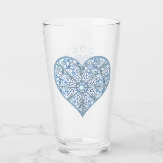 Verre Céramique Lace bleu clair (Devant)