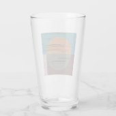 Verre Cercle Orange Et Vert (Dos)