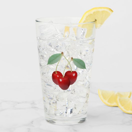 Verre Cerises (Dos glace)