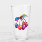 Verre Cerises colorées (Devant)