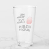 Verre Cerveau blessé Noir (Dos)