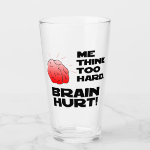 Verre Cerveau blessé Noir